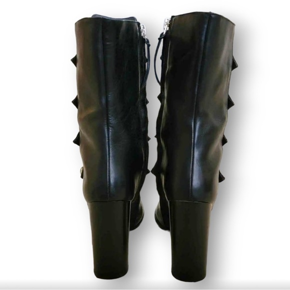 Isabel Marant Combat Boots Black Leather Ankle 7 37 Arnie Brandenburg Winter - Picture 6 of 10